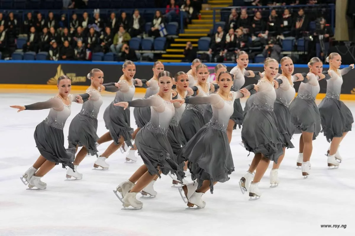 The Finnish Team Dream Edges Junior delivered their Short Program with no major error. (Credits: Roy Ng - 2026)
