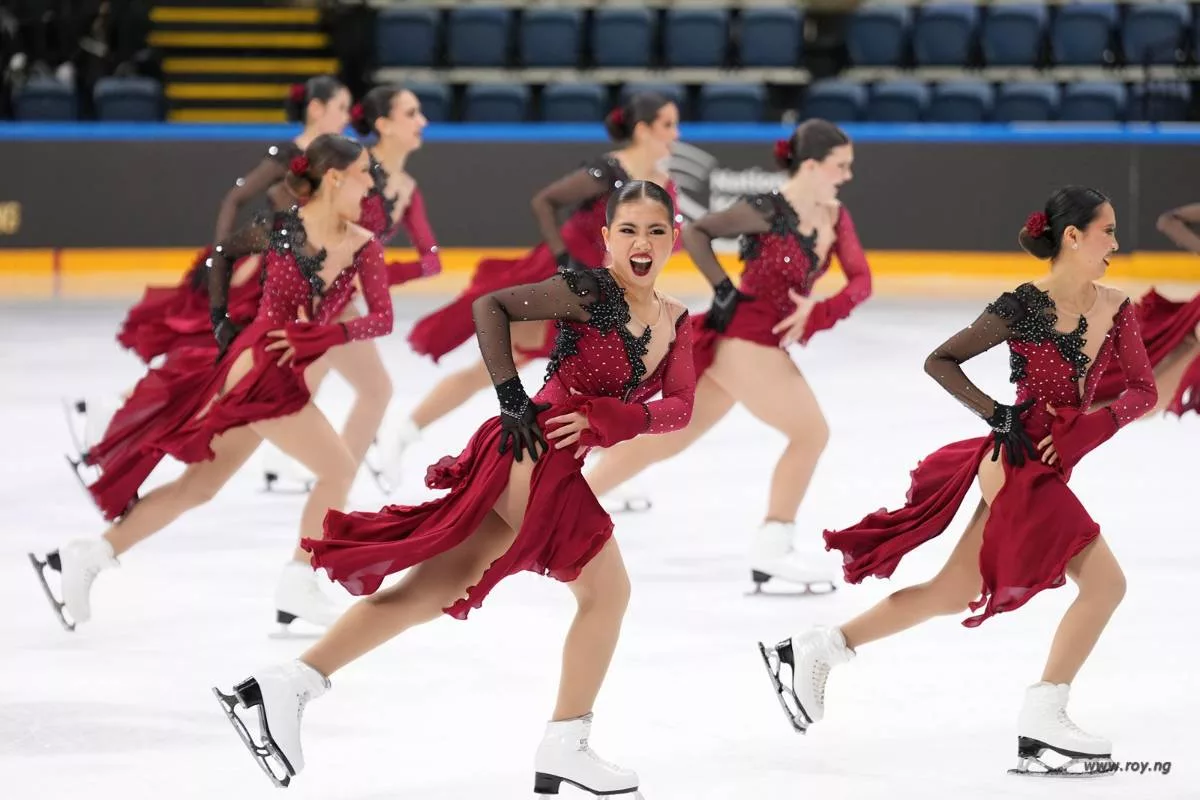 Team Skyliners Junior of the USA also put up an expressive Free Skate programme. (Credits: Roy Ng - 2026)