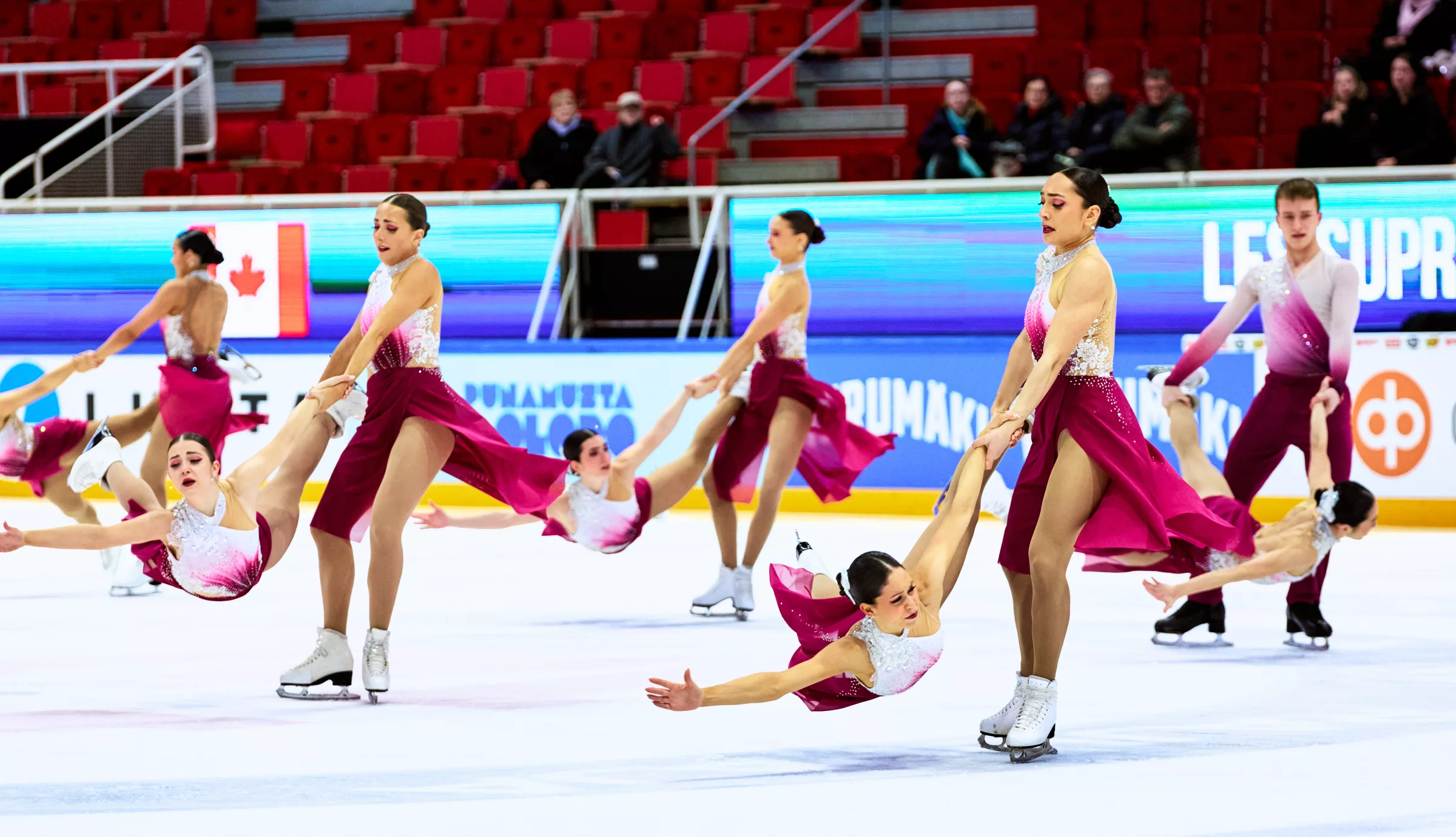 Les Suprêmes' short program is the famous song "Hymne à l'Amour" from Céline Dion. (Ville Vairinen - 2026)