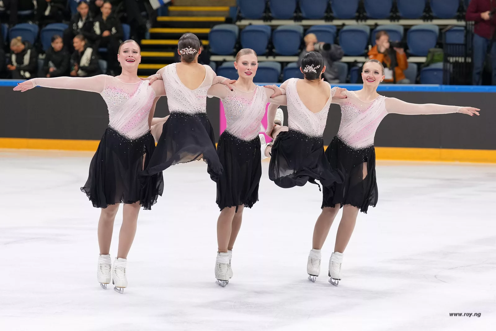 The Haydenettes, here in their free skating program. (Roy Ng Photography - 2026)