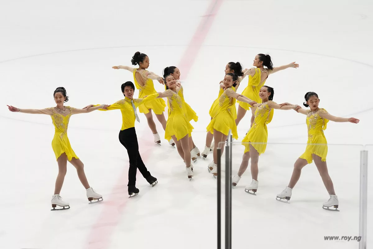 “La La Land” remains a favourite theme among spectators and they happily clapped along as Yamabiko Starland skated on the ice. (Credits: Roy Ng – 2026)